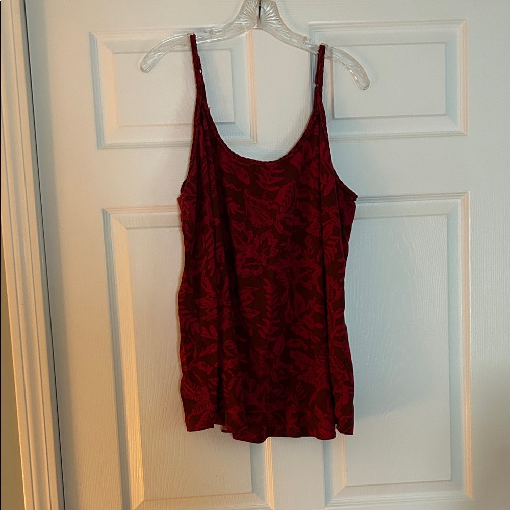 Torrid Red Floral Camisole Top